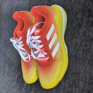 Adidas crazyflight yellow/oragne women's size 9